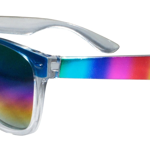 Rainbow Sunglasses with Rainbow Tinted Lenses and Frames