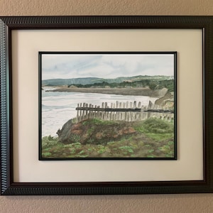 Sea Ranch Print-sea Ranch Watercolor-coastal Wall Art-california Wall ...