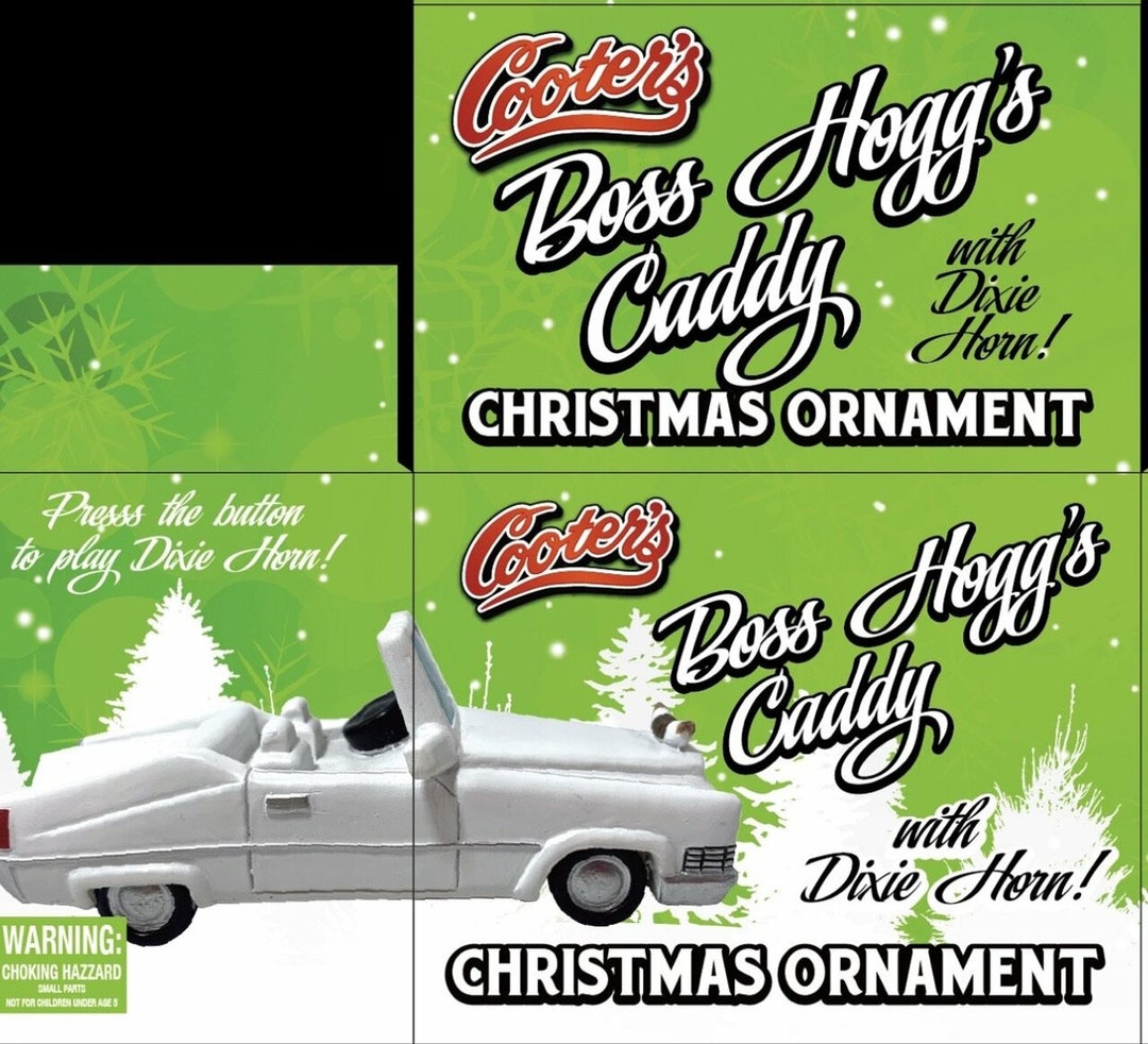 Dukes Of Hazzard Christmas Ornament 