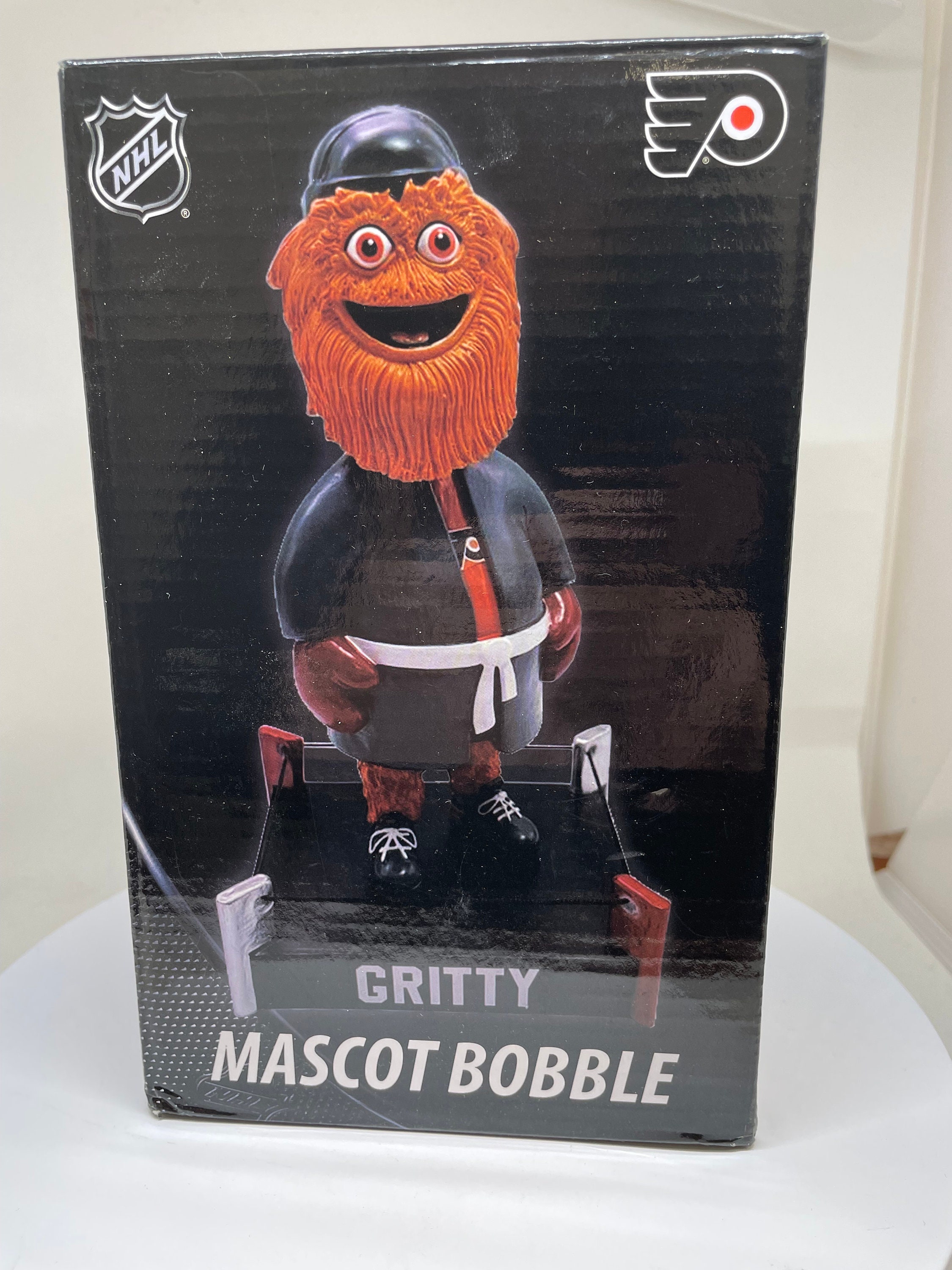 Gritty Philadelphia Flyers Mascot Boxing Ring Special Edition Bobblehead