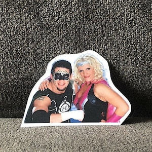 Hurricane & Molly Aufkleber [Shane Helms - Ric Flair - Hulk Hogan - Randy Savage - Ultimative Kriegerin - Popkultur]