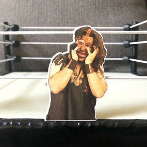 Adesivo Mankind [Mick Foley - Ric Flair - Hulk Hogan - Randy Savage - Ultimate Warrior]
