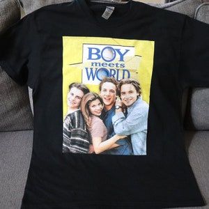 Boy Meets World T-Shirt [For Him - For Her - Gift - Present - Love - Birthday - Summer - Graduation - Gift Ideas - Father's Day]