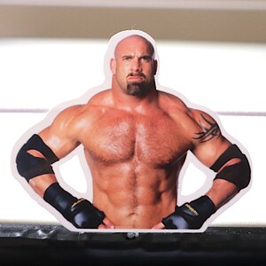 Bill Goldberg Aufkleber [ wwe - wwf - Hulk Hogan - Randy Savage - Ultimative Krieger - wrestlemania - cody rhodes - Geburtstag - Geschenk -