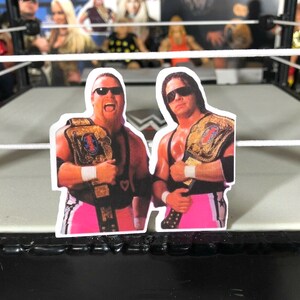 Adesivo Bret & Jim 4 [The Hitman, Hart Foundation, Hulk Hogan, Ric Flair, Randy Savage, Canada]