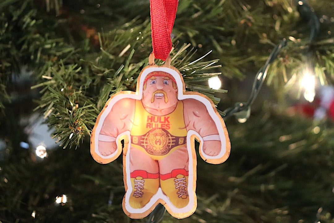 Hulk Hogan Christmas Ornament 