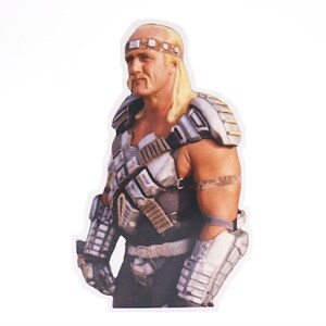 Adesivo Hulk Hogan Suburban Commando (Ric Flair - Randy Savage - America - Ultimate Warrior - Bret Hart - Compleanno - Regalo - Halloween)