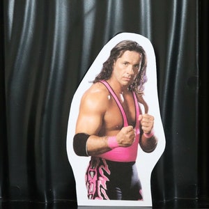 Bret Hart-sticker nr. 25 [The Hitman, Hart Foundation, Hulk Hogan, Ric Flair, Randy Savage, Canada]