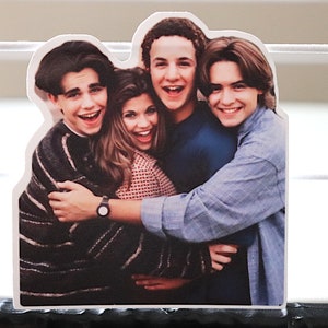 Boy Meets World Crew Sticker [Gift - Birthday - Retro - For Her - Scrapbook - Journal - Decor - Love - Summer - Graduation]