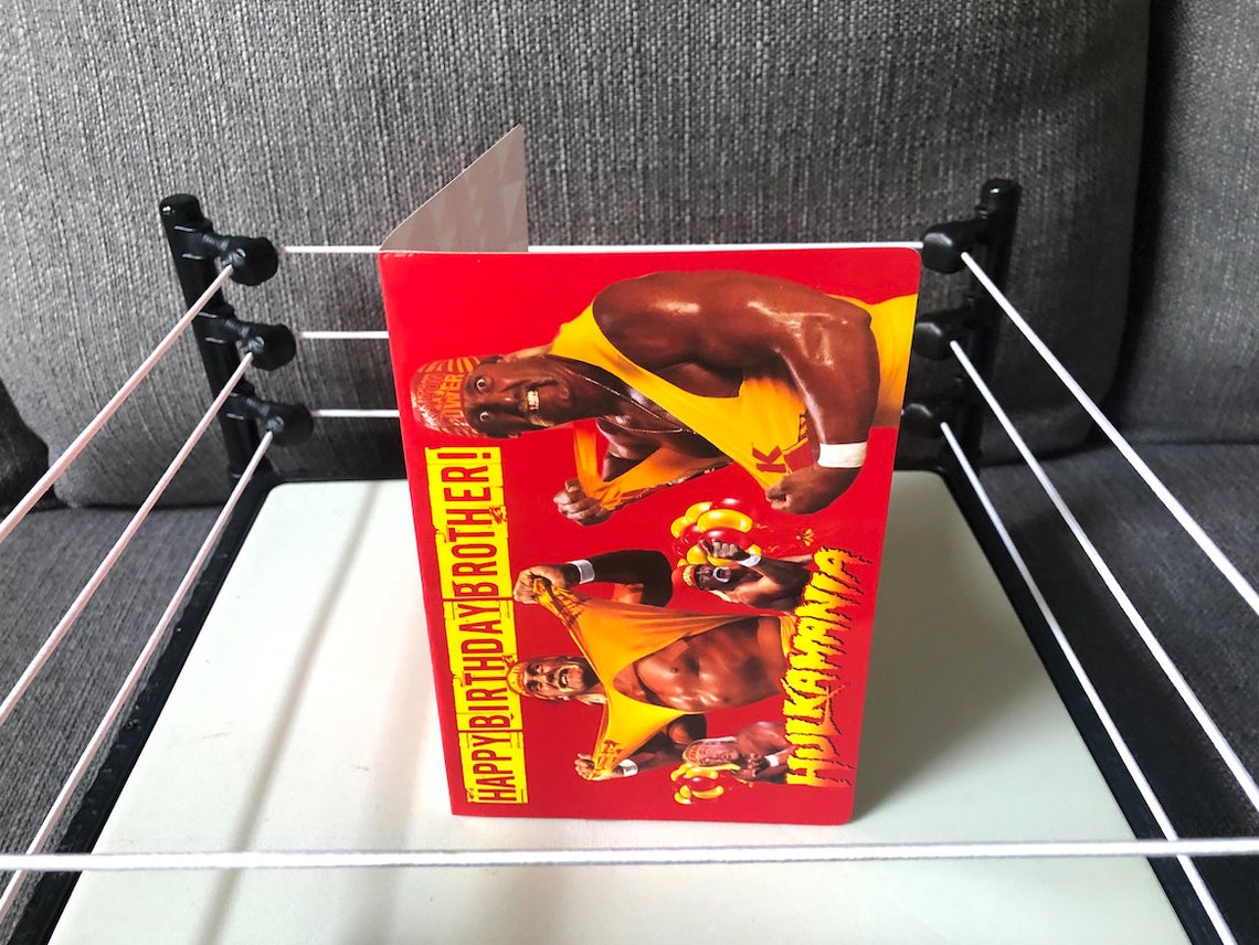 Hulk Hogan Happy Birthday Card birthday Gift Greeting Card | Etsy