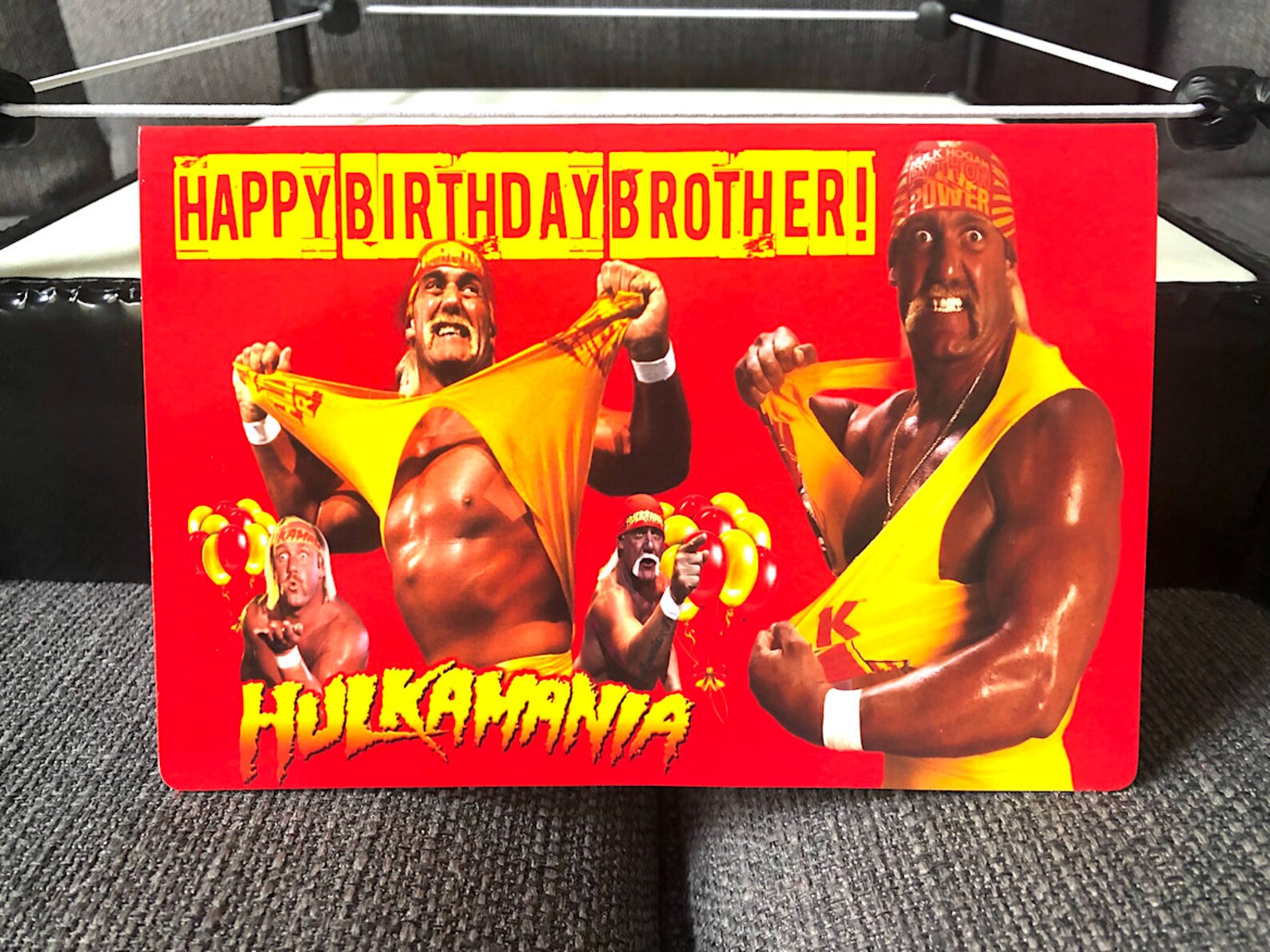 Hulk Hogan Happy Birthday Card birthday Gift Greeting Card - Etsy