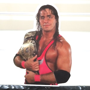 Adesivo Bret Hart n. 4 [The Hitman, Hart Foundation, Hulk Hogan, Ric Flair, Randy Savage, Canada]