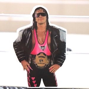 Adesivo Bret Hart n. 3 [The Hitman, Hart Foundation, Hulk Hogan, Ric Flair, Randy Savage, Canada]