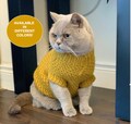 Classic Moss Stitch cat or dog jumper,Cat clothes,Dog clothes , wool Dog sweater, Cat sweater, Sphynx sweater product logo