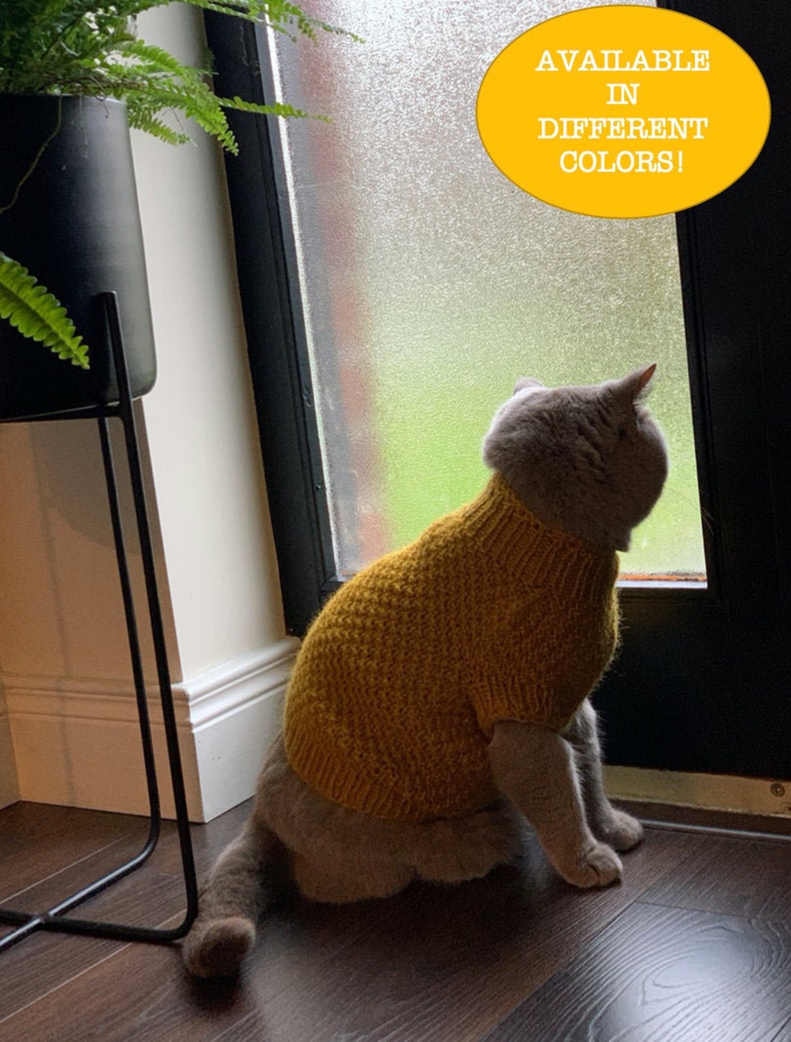 Klassische Moos Stich Katze oder Hund Pullover Katze Etsy