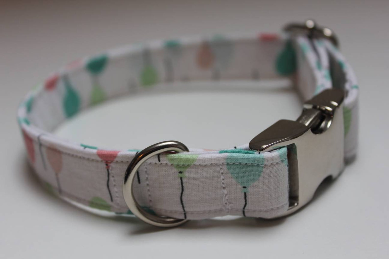 Adjustable dog collar with Alu-Max quick release and D-ring | Etsy