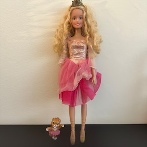 Princess Genevieve 14&quot; vintage barbie 12 Dancing Princess Barbie Doll with Kitty Companion