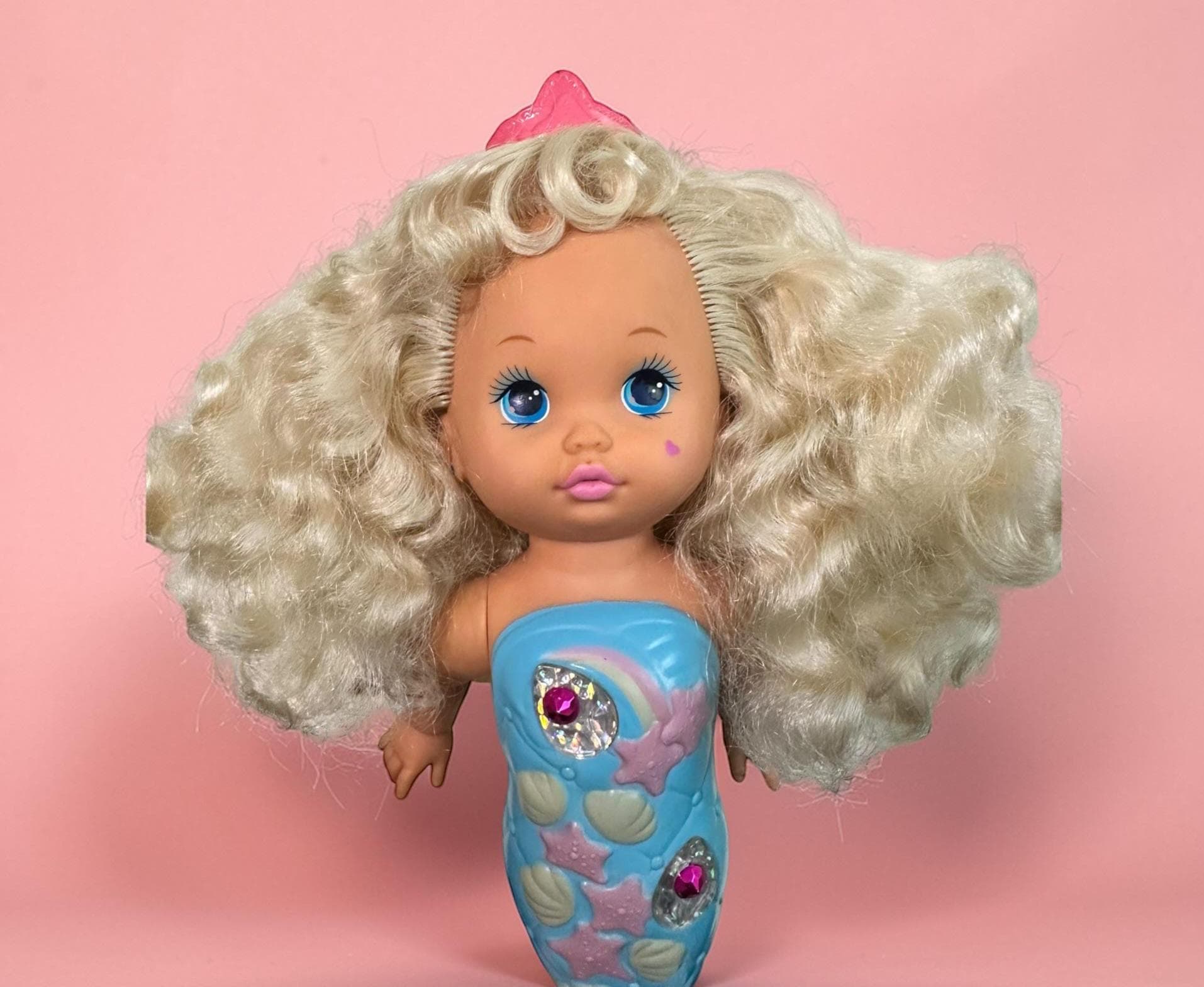 POUPEE SIRENE CHANTE MATTEL MISS SINGING MERMAIN DOLL 1989 H40CM +PILES + ACCESS POUPEE SIRENE CHANTE MATTEL MISS SINGING MERMAIN DOLL 1989 H40CM +PILES + ACCESS
