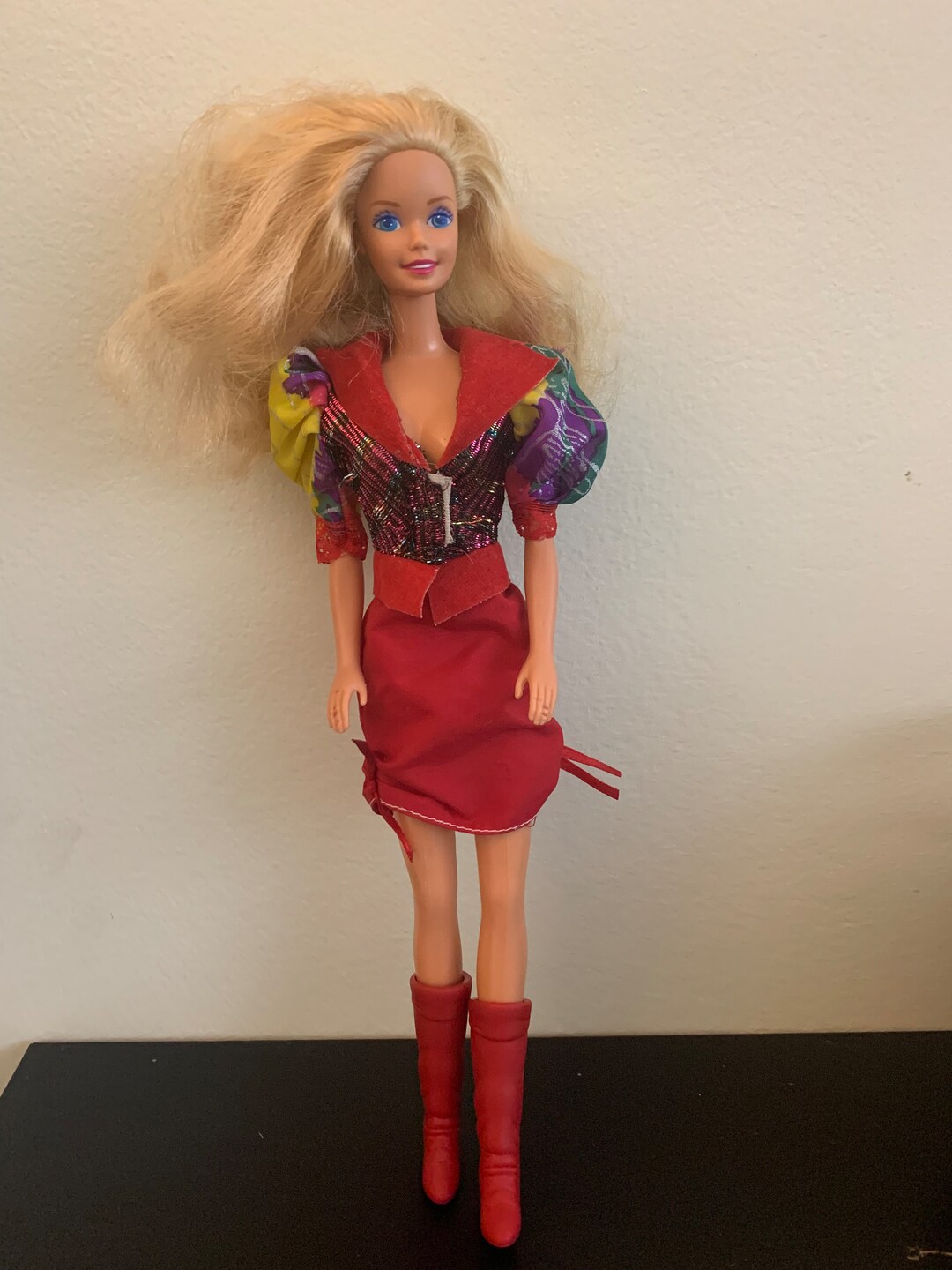 Vintage Ordinary Barbie Doll in Ravishing Red Dress From the 90s - Etsy