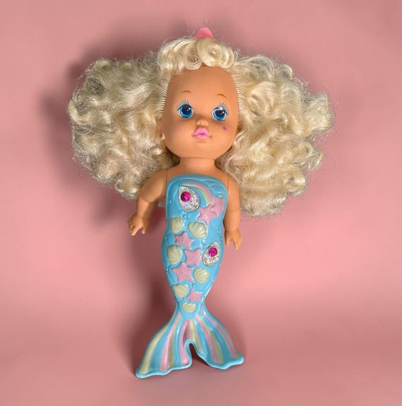 Li'l Miss Mermaid 1980s Color-change Doll - Vintage Mattel Li'l Miss Mermaid 1980s Color-change Doll - Vintage Mattel