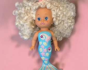 Li'l Miss Mermaid 1980s Color-change Doll - Vintage Mattel