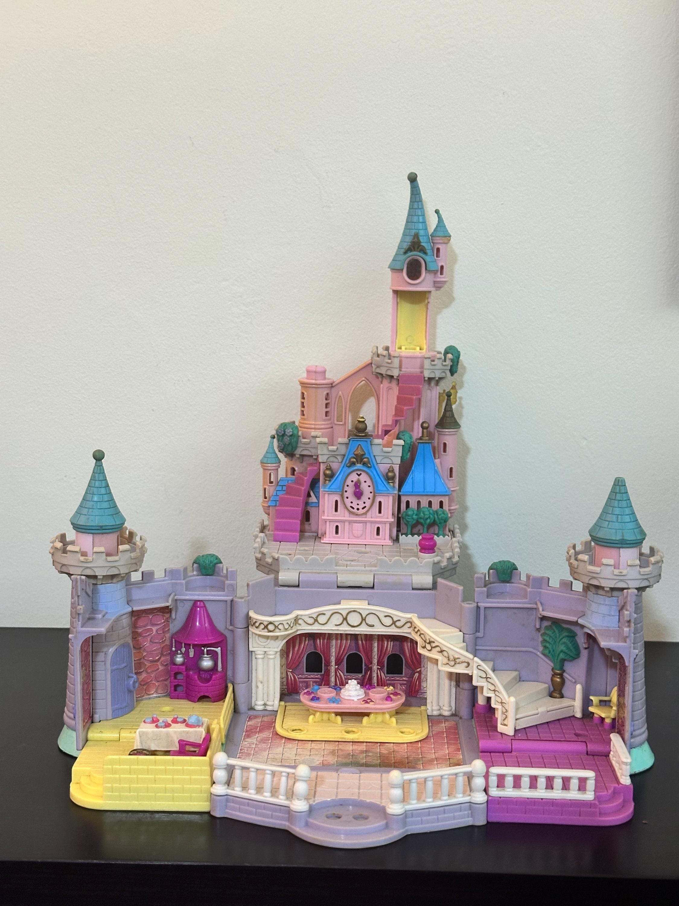 ヴィンテージ 1996 ディズニー ポリーポケット シンデレラ城 – ブルー