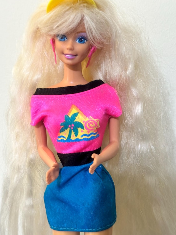 Vintage Mattel Glitter Hair Barbie 1993 | 90s Barbie Doll With
