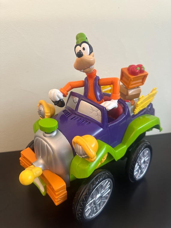 Vintage Disney Goofy 'let's Go for A Bumpy Ride' Jalopy RC Car