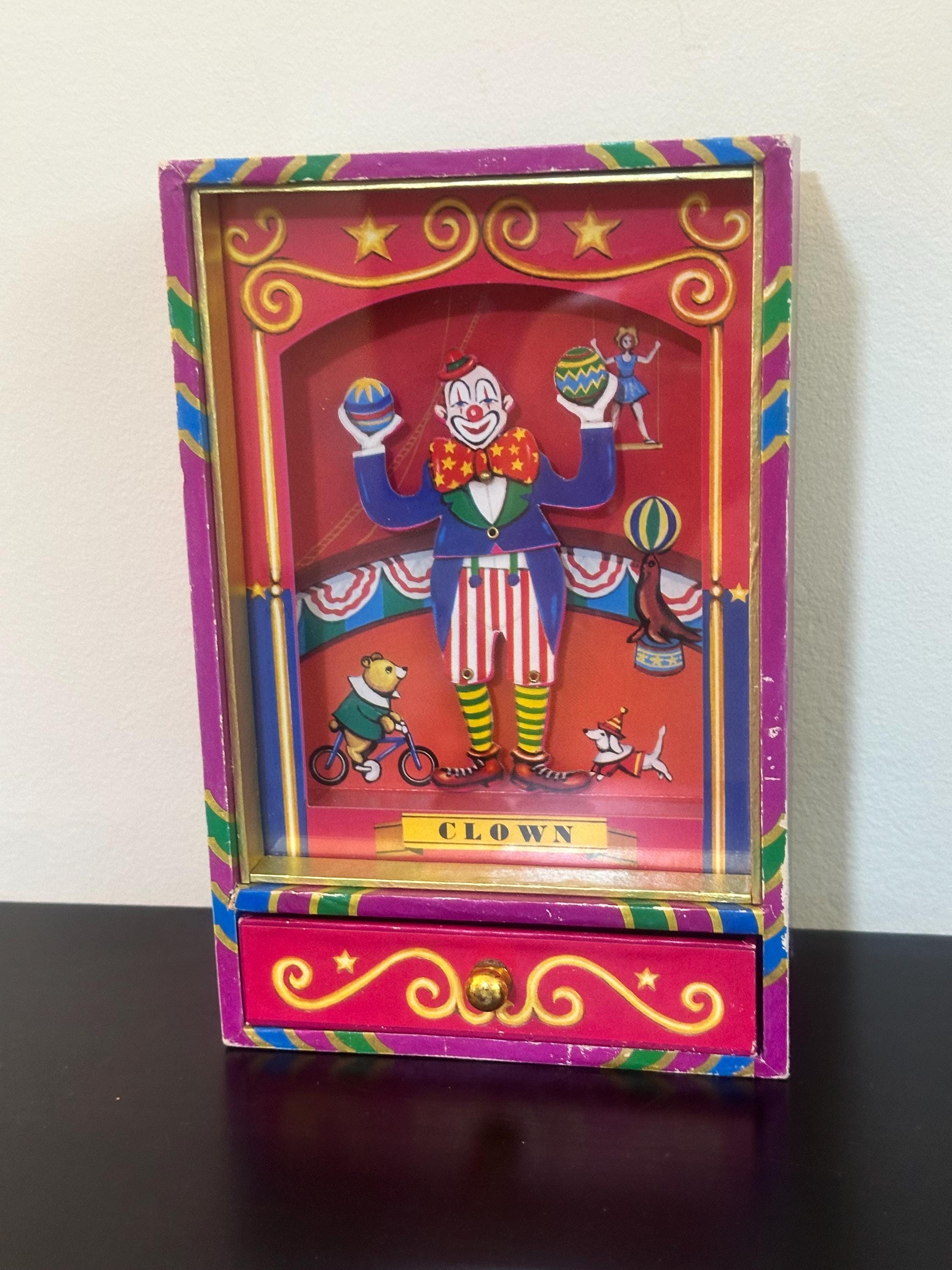 Vintage Otagiri Japan Dancing Clown Music Box – “the Entertainer