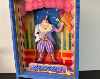 ヴィンテージサーカスピエロオルゴール - ダンシングピエロが「O Du