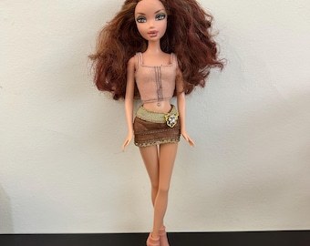 Barbie My Scene Bling Bling Chelsea Doll / Bambola alla moda Mattel / Oggetto da collezione Y2K /