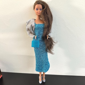 BARBIE MODEL MUSE African American Redressed In A Cute Dress! Grey Eyes