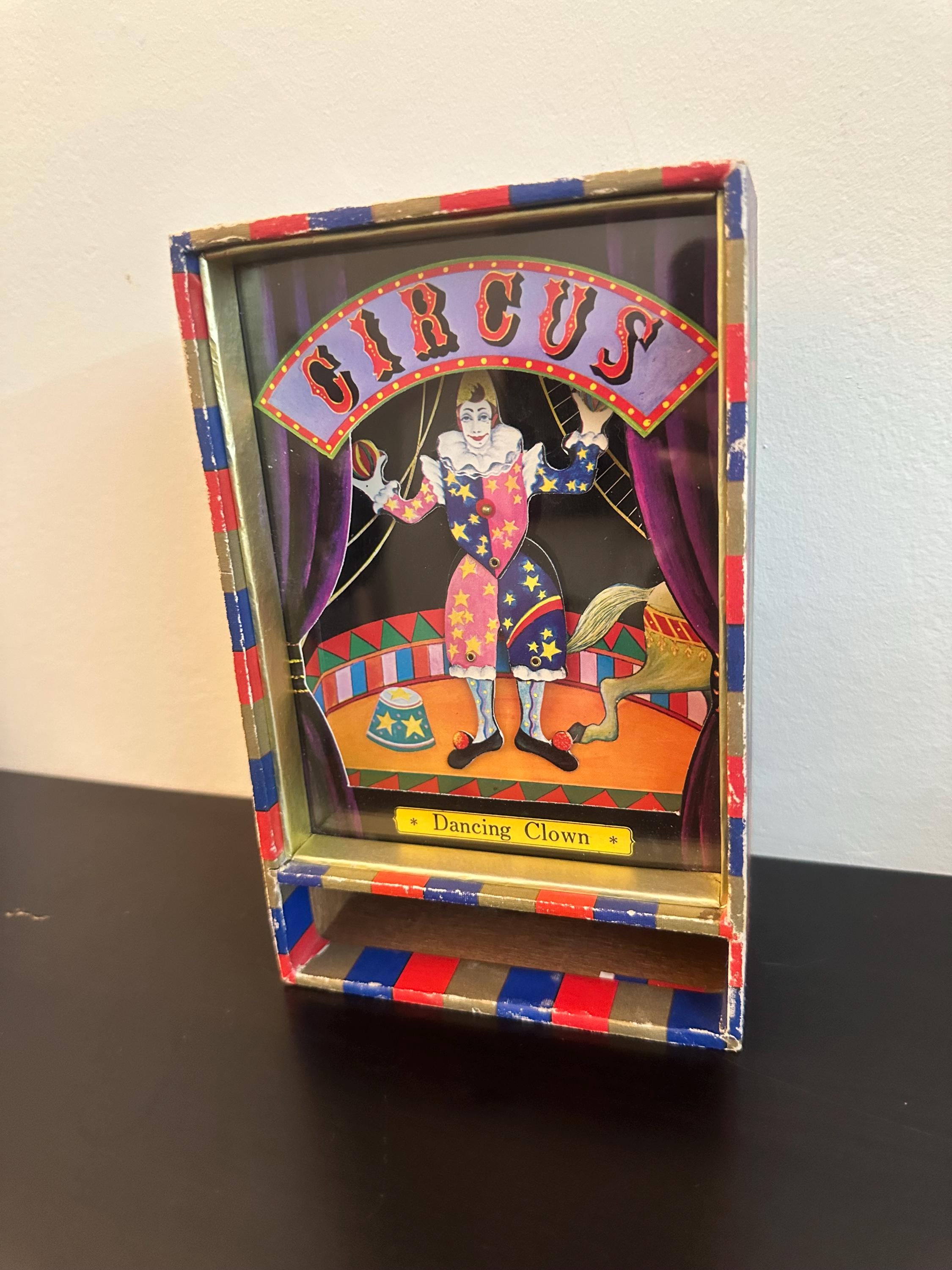ヴィンテージサーカスピエロオルゴール - ダンシングピエロが「O Du