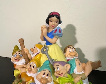ヴィンテージ ディズニー ブリーランド 白雪姫と七人のこびと 貯金箱