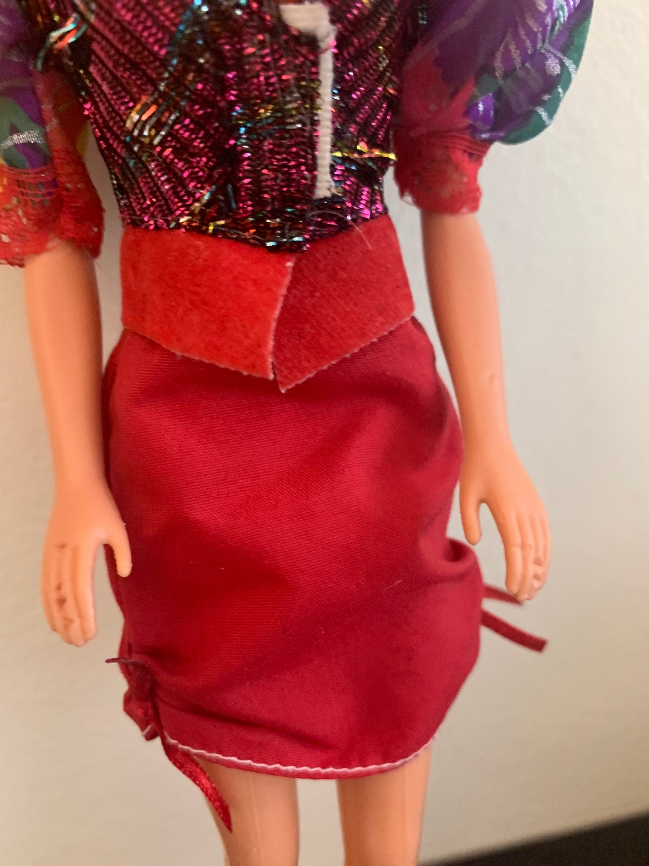 Vintage Ordinary Barbie Doll in Ravishing Red Dress From the 90s - Etsy
