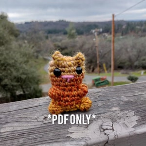 Mochi the Cat Crochet Pattern, No Sew Crochet pattern