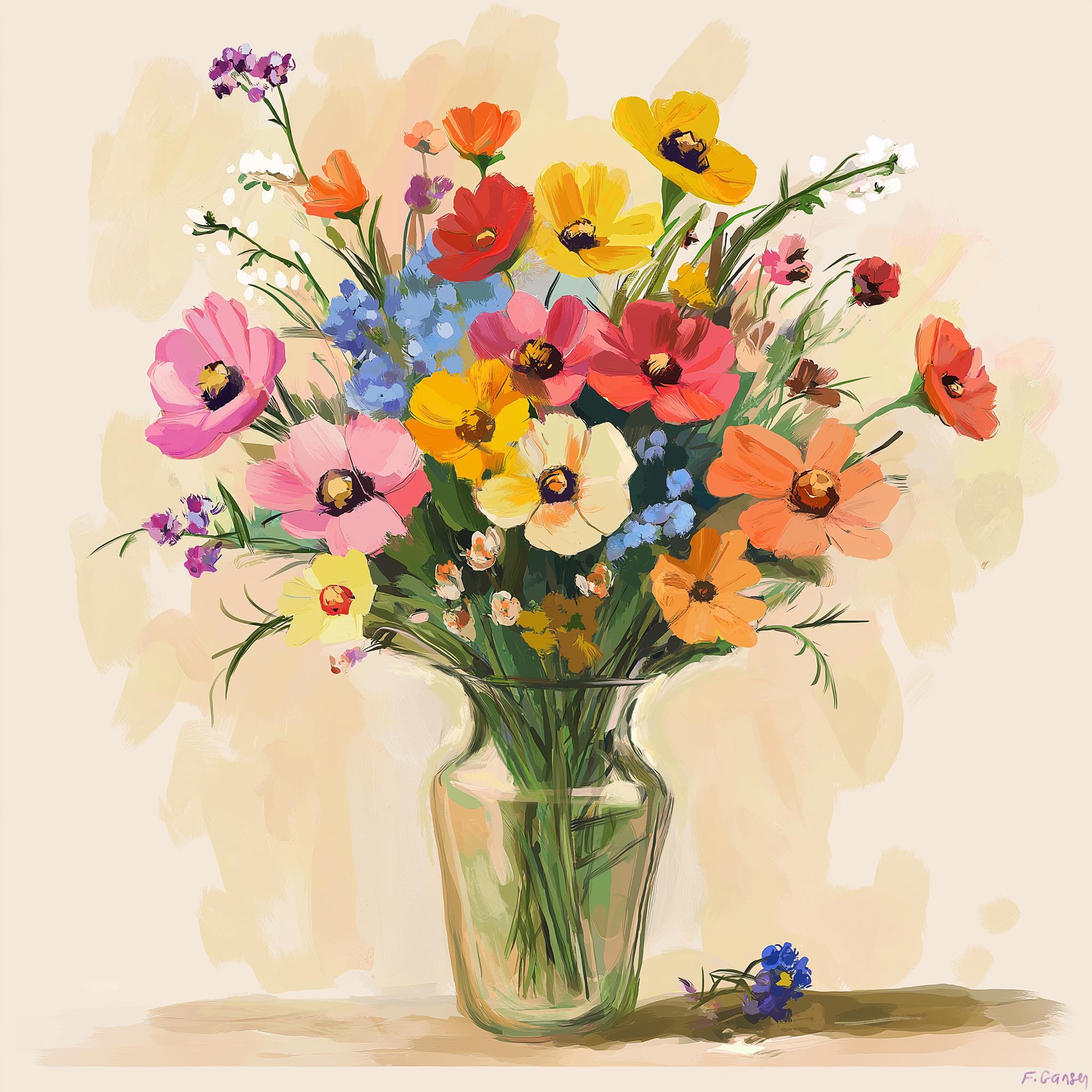 Demain イタリア製 花束 花瓶 ヘンラート 輸入雑貨 複製画 アート il_fullxfull.6558837795_pb4s.jpg