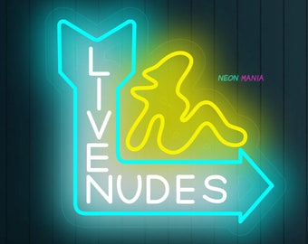 Neon Live Nudes - Etsy