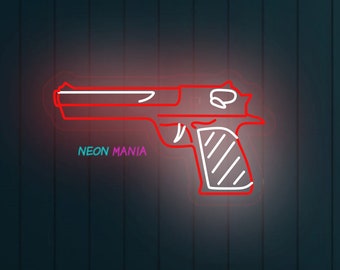 Neon Weapon Sign - Etsy