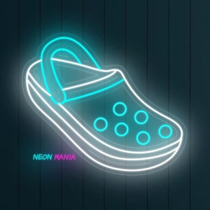 Shoe neon sign, footwear led sign, summer shoe led light, footwear neon light, custom shoe decor led light