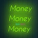 Money Money Neon Sign, Custom Led Light up Sign for Office Bedroom ...