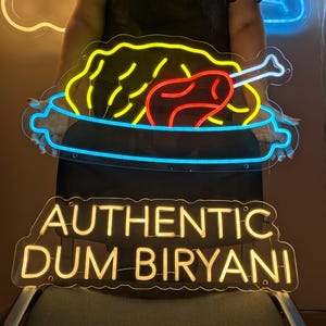Chicken Biryani Neon Sign: The Perfect Sign for Restaurants