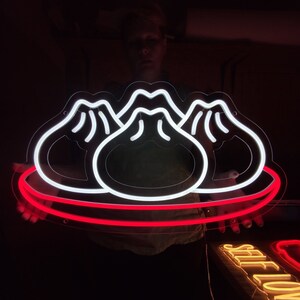 Baozi Neon Sign, Pao-tsih Led Sign, Bao Light Sign, Yeast-leavened ...