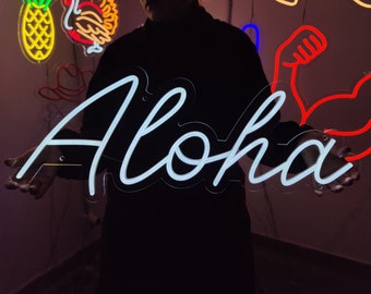 アロハ ネオンサイン、アロハ LED サイン、アロハ ライトサイン