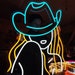 Long Live Cowboy Neon Sign for Wall Décor LED Cowboy Neon Sign Decor Light