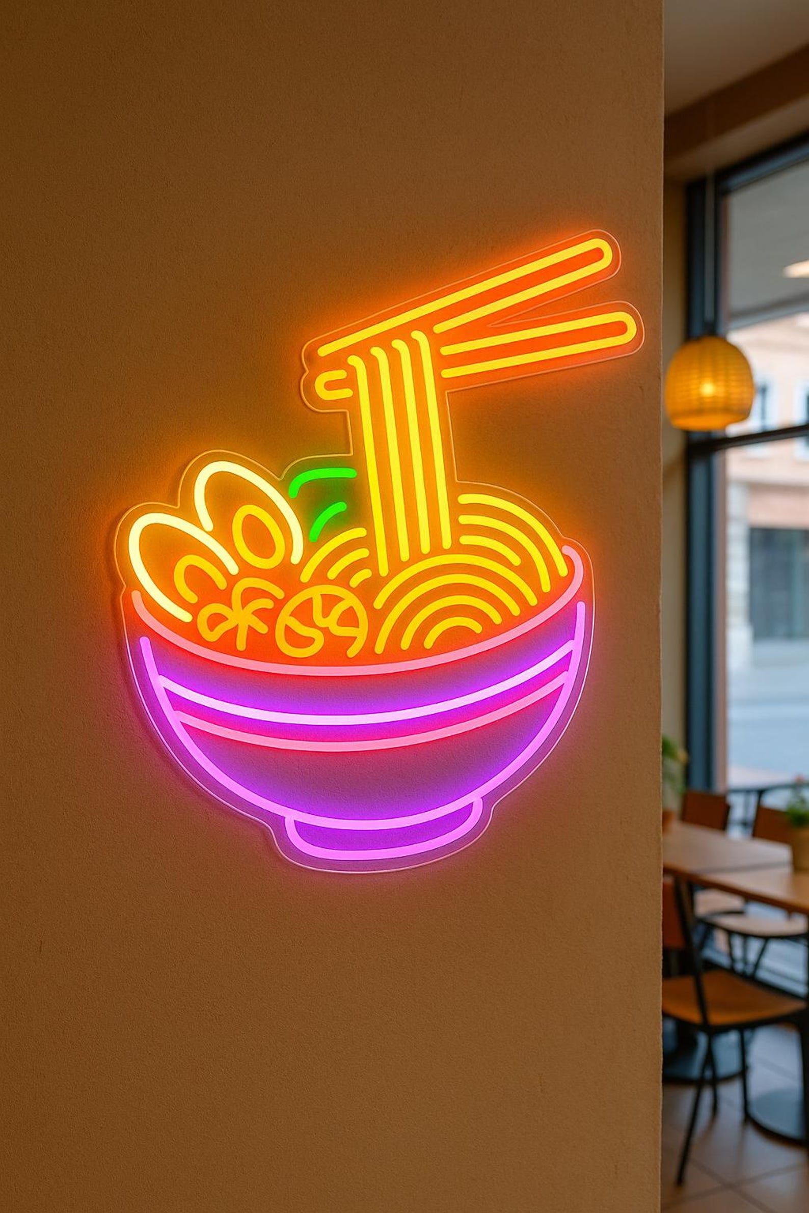 Noodles Led Sign Noodles Neon Sign. LED Restaurant Decor. Chef Gift Idea. Chinese Food ...