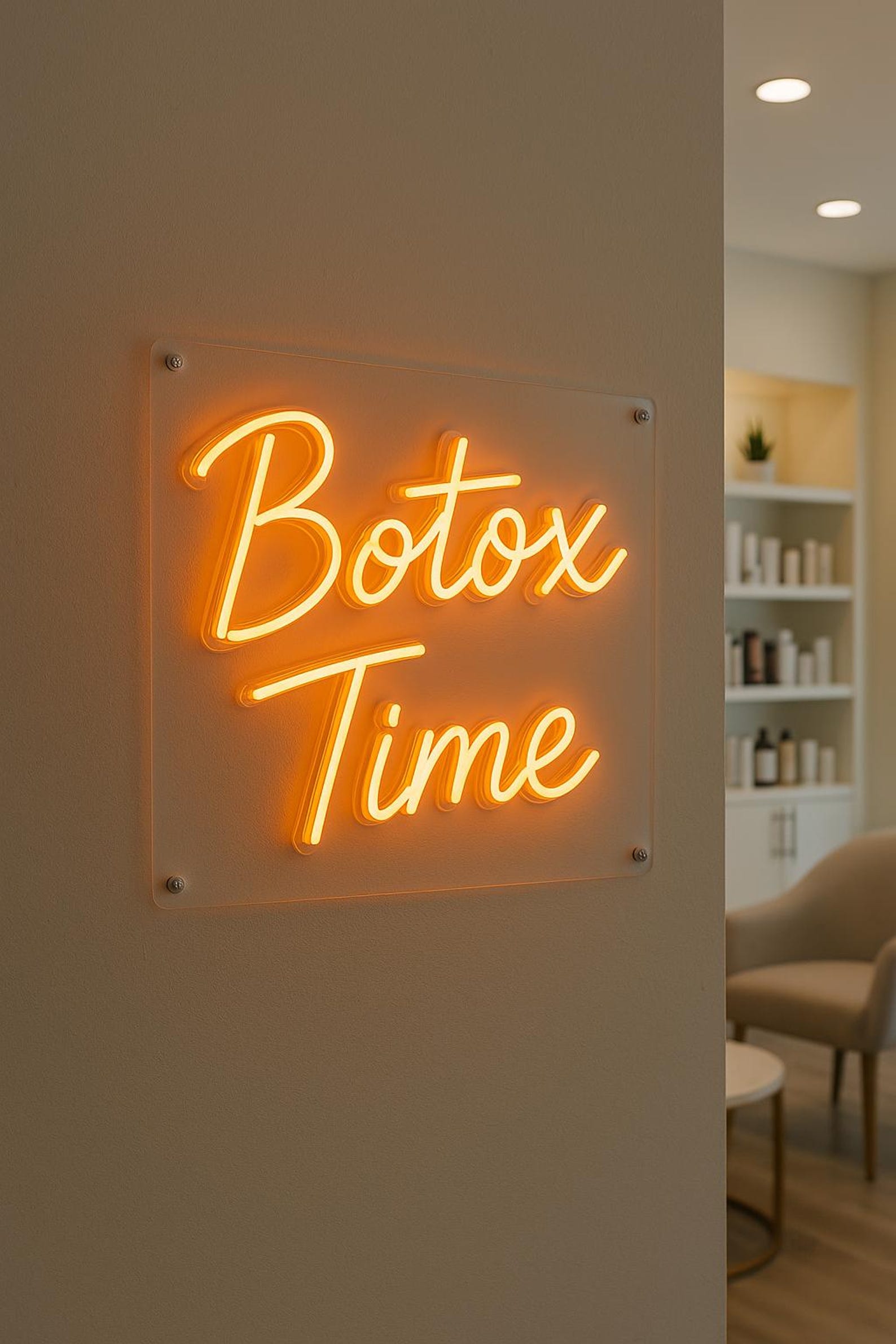 Botox Neon Sign. but First Botox, Its Botox Oclock, Its Botox Day ...