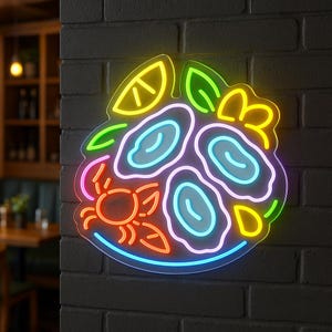 Fisch Leuchtreklame. Restaurant Led Schild. Geschenkidee für Chef. Sushi-Bars und asiatische Restaurants Neonlicht.