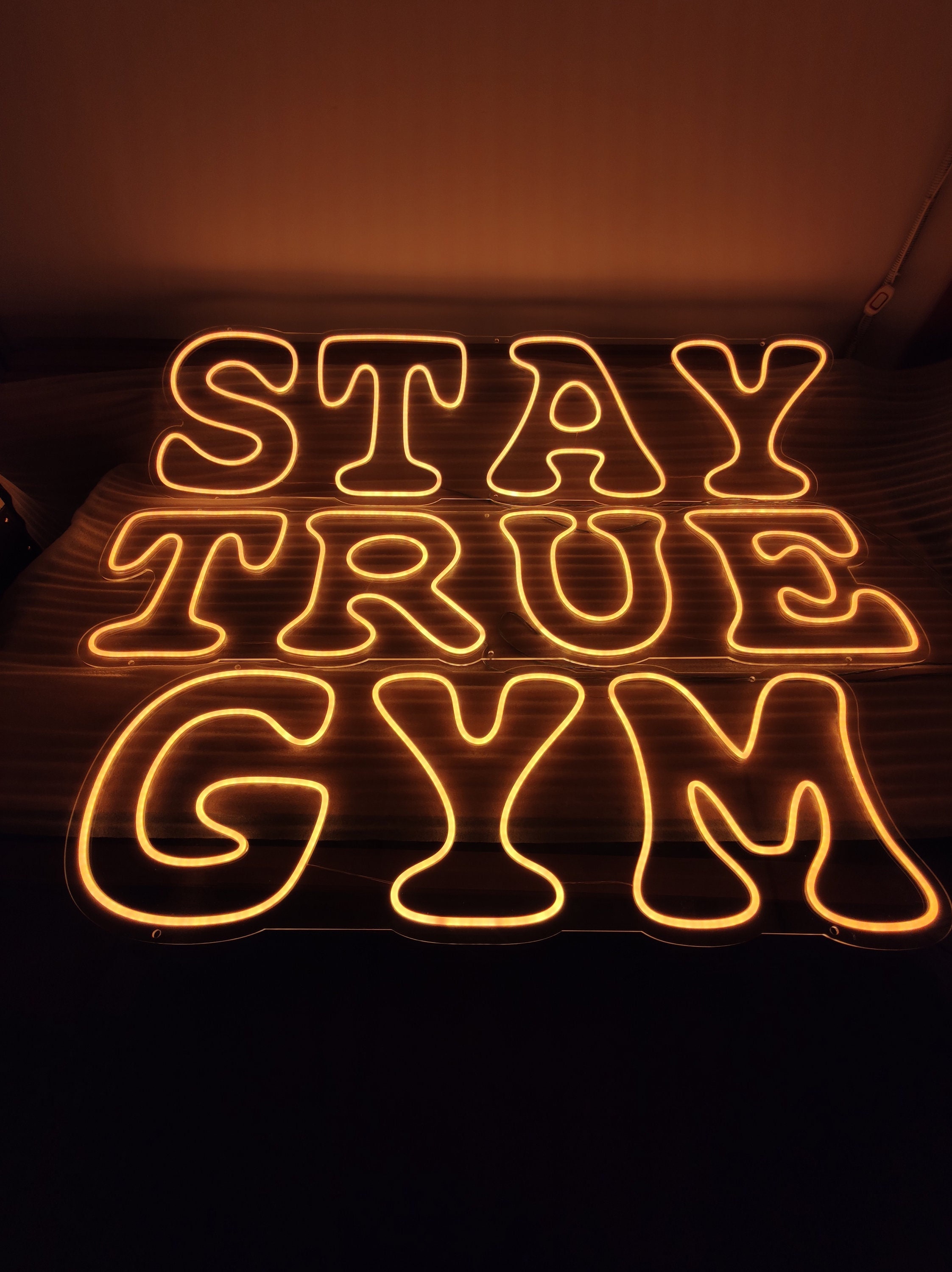 Color Light Signs Custom RGB Led Neon Sign, Custom Multi Colored Neon Light Sign, Color ...
