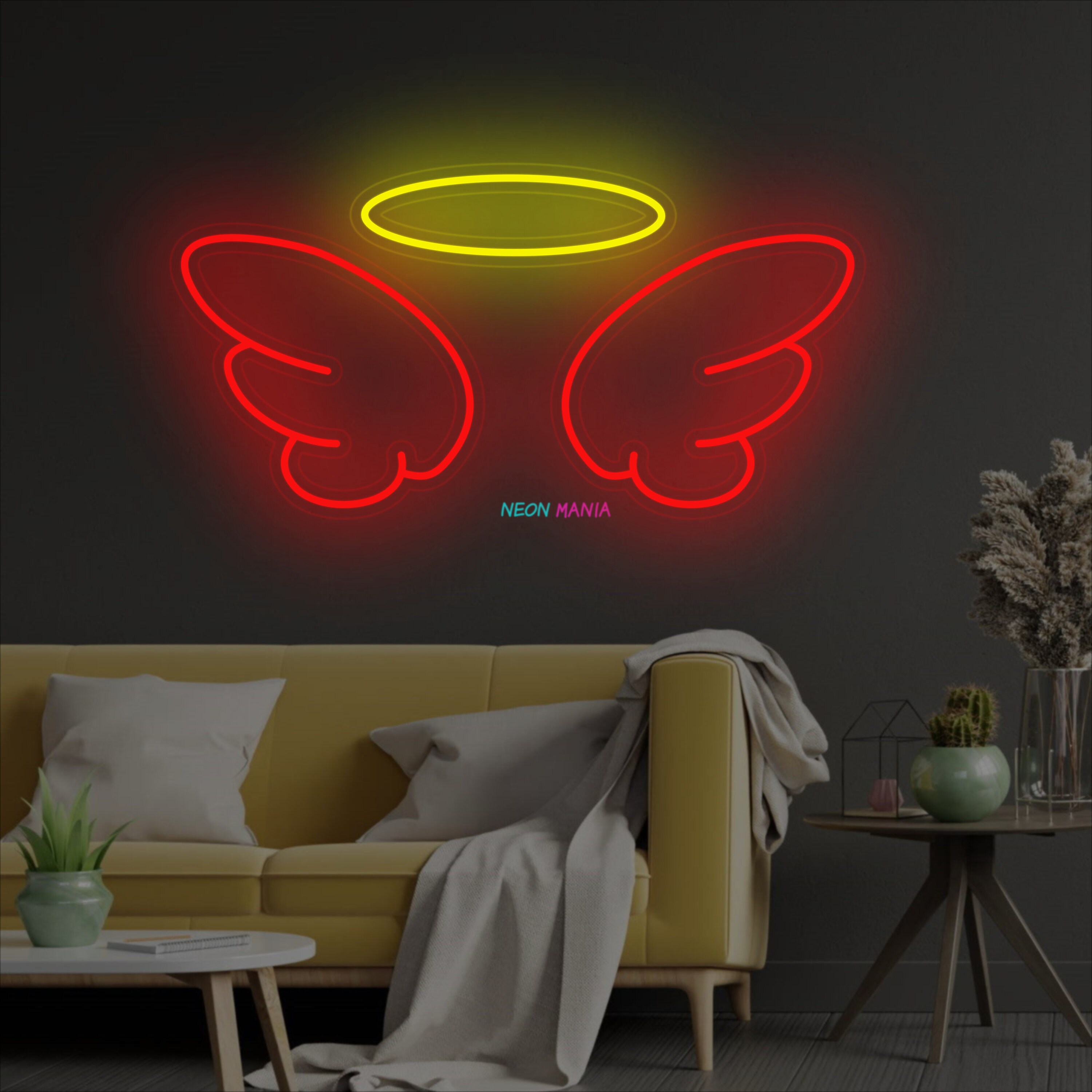 エンジェンの翼　羽根　ハネ　はね　撮影スポット　オーダーメイド　LEDネオン 楽天市場】ネオン ウイング23 羽 翼 はね つばさ WING フェザー